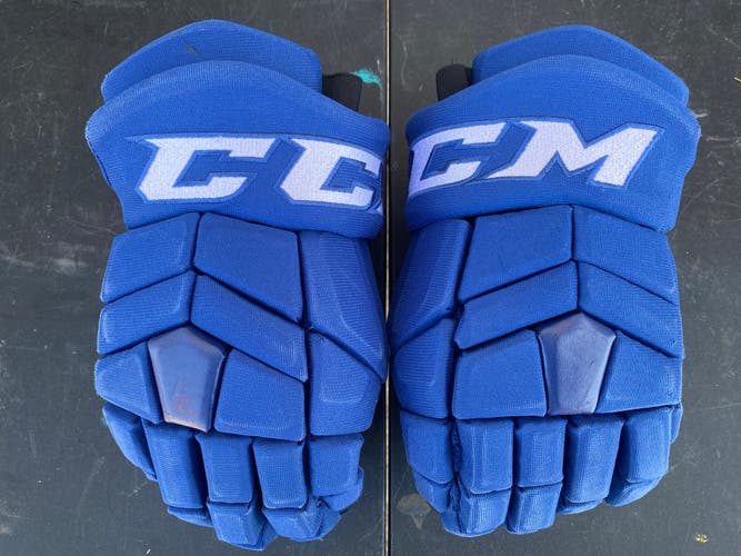 CCM TACKS HGTK Pro Stock Hockey Gloves 14" Canucks 3566