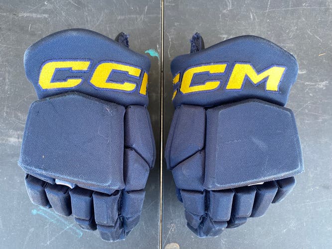 CCM Tacks HGTK Pro Stock 13" Hockey Gloves BLUES Modified 3574