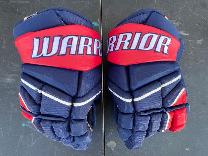 Warrior Alpha DX Pro 14" Pro Stock Hockey Gloves Rivermen 3575