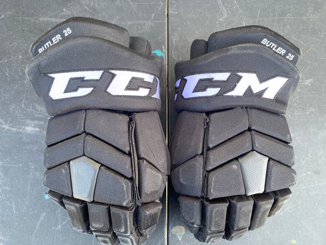 CCM HGTK Tacks Pro Stock Hockey Gloves 15" Black 3568