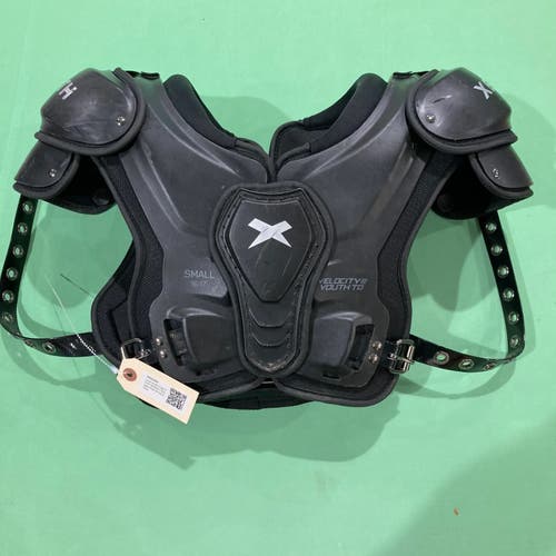 Used Small Youth Xenith Velocity 2 Shoulder Pads W/ Back Plate