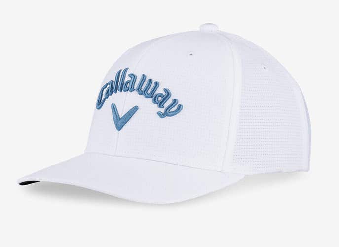 NEW 2024 Callaway Performance Pro White/Dark Sky Adjustable Golf Hat/Cap