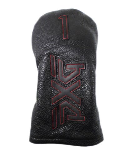 PXG Parsons Xtreme Golf Genuine Leather Black/Red Driver Headcover