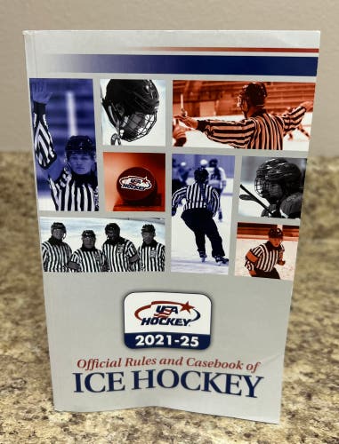 USA HOCKEY ICE HOCKEY OFFICIAL RULES BOOK WITH MANUAL. USED.