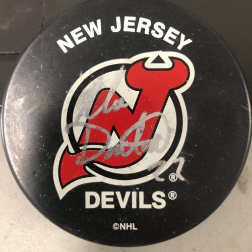 New Jersey Devils Mike Danton puck