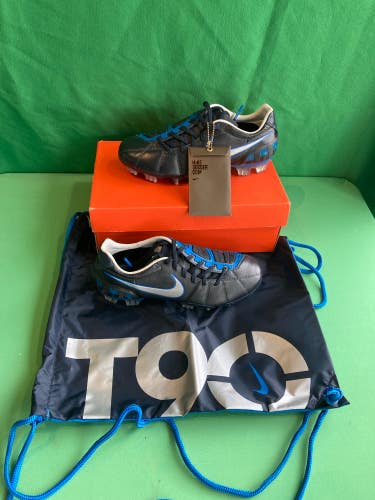 Blue New Size 6.0 Men's Nike Total90 Laser III K FG Molded Soccer Cleats