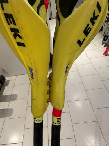 Leki Slalom Racing Poles W/ Clip on Straps