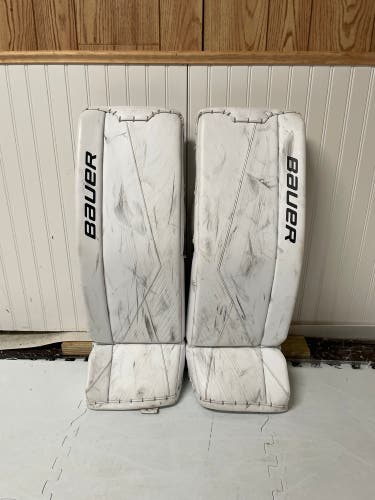 Used  Bauer  Supreme 3S Goalie Leg Pads