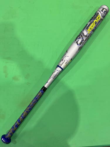 Silver Used 2022 Louisville Slugger Xeno Bat (-8) Composite 25 oz 33"