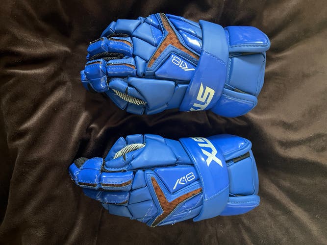 Used  STX 13" K18 Lacrosse Gloves