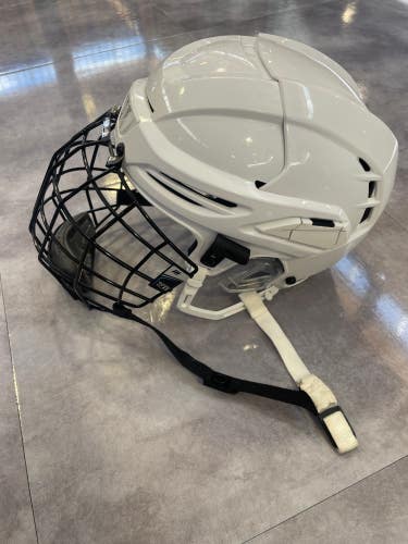 White Used Medium Warrior Covert PX2 Helmet