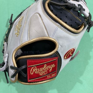 Used Rawlings Encore Right Hand Throw Catcher's Baseball Glove 32"