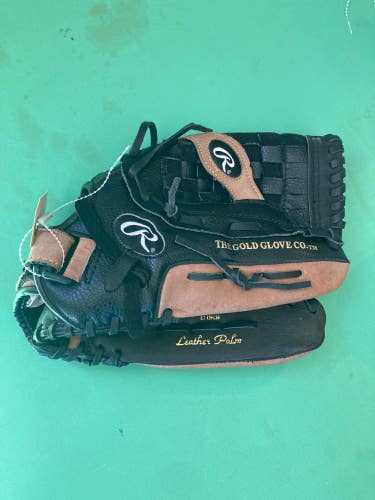 Brown Used Rawlings Players Series Right Hand Throw Outfield Softball Glove 13"