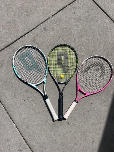 Used Tennis Racquet Bundle