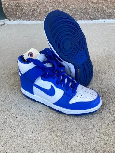 Used Youth Size 4.5 Nike Dunk High Game Royal (GS)