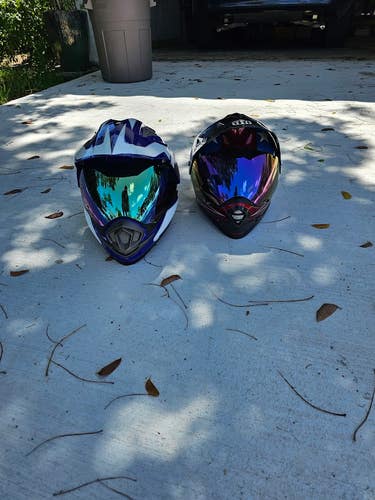 I've got these two helmets that my kids insisted they needed a few years ago