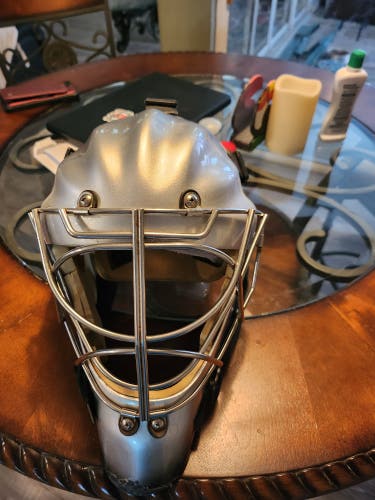 Used Senior Promasque Extra Duty Kevlar Goalie Mask
