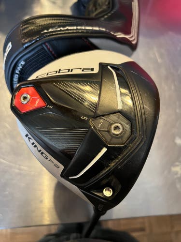 Used Men's Cobra Right Handed Stiff Flex 10.5 Loft King F9 Speedback Driver