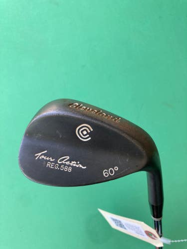 Used Men's Cleveland tour action Wedge Right Handed Wedge Flex 60 Degree Steel Shaft