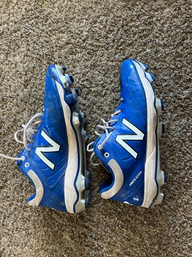 Blue Used Size 12 (Women's 13) New Balance Molded Cleats