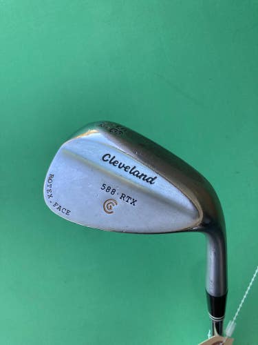 Used Men's Cleveland 588 RTX Wedge Right Handed Wedge Flex 58 Degree Steel Shaft