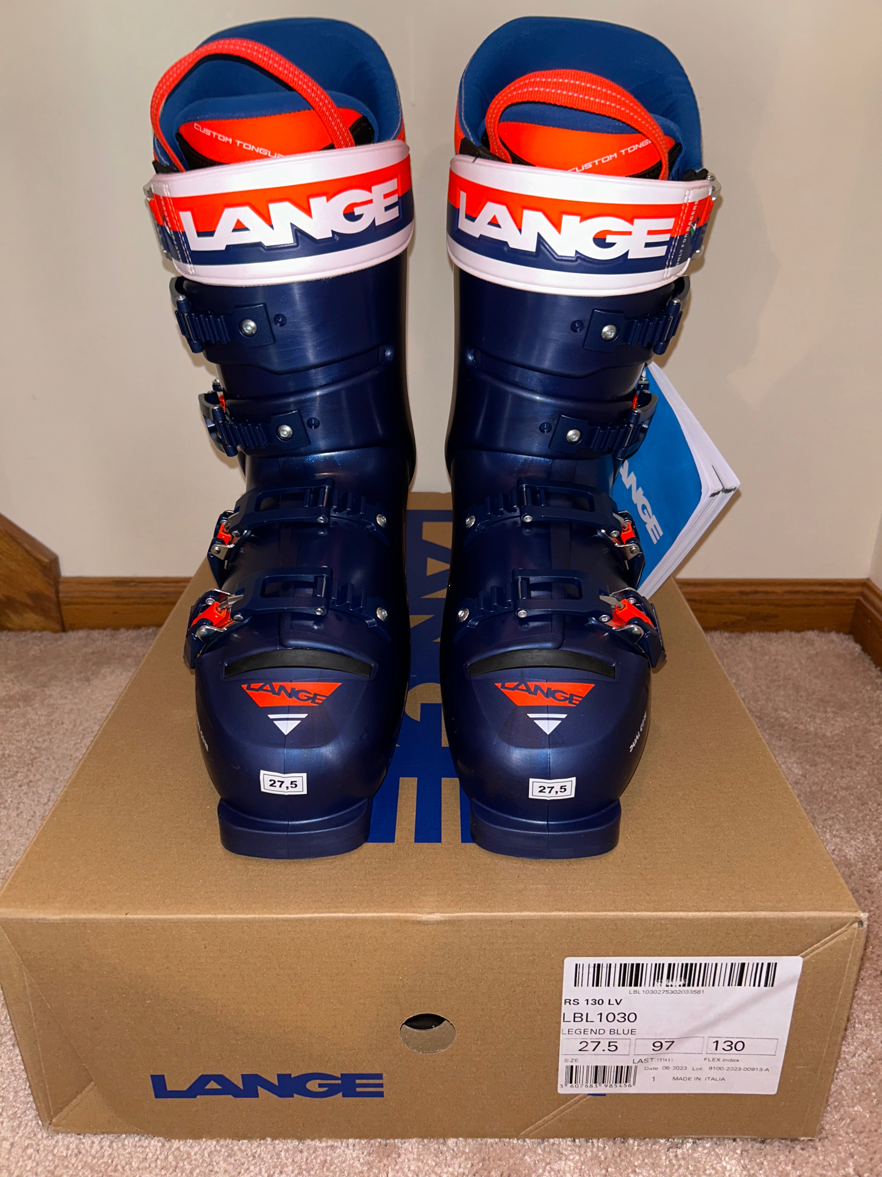 LANGE スキーブーツ RS110 S.C 22-22.5 スキーブーツ サイズ22.0－22.5