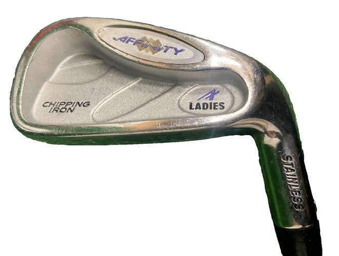 Affinity Chipper Ladies Chipping Iron RH Steel 34.5 Inches With Playable Grip