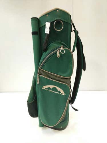 Used Sun Mtn Green Golf Cart Bags