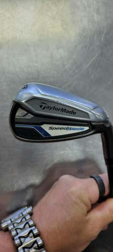 Used Taylormade Speedblade 8 Iron Senior Flex Graphite Shaft Individual Irons