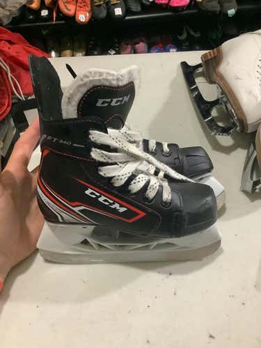 Used Ccm Ft360 Adjustable Ice Hockey Skates