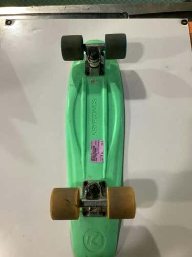 Used Penny Board Green 7 1 2" Complete Skateboards