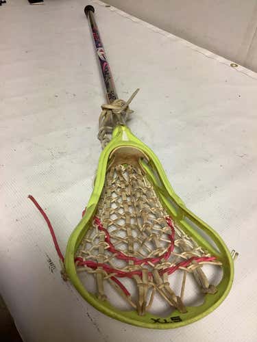 Used Stx Al6000 Steel Women's Complete Lacrosse Sticks