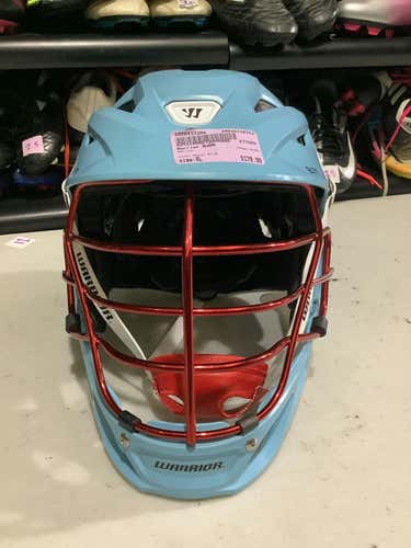Used Warrior Burn Lg Lacrosse Helmets
