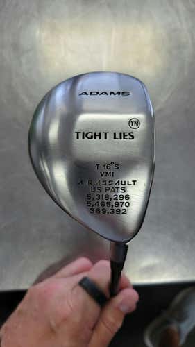 Used Adams Golf Tight Lies 16 4 Wood Regular Flex Graphite Shaft Fairway Woods