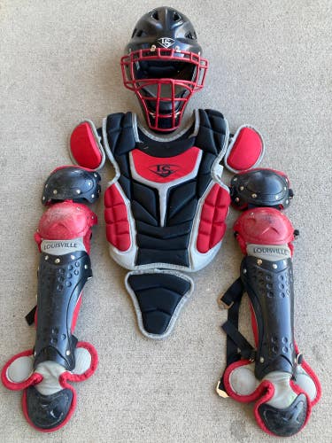 Used Youth Louisville Slugger Series 5 Catcher's Set