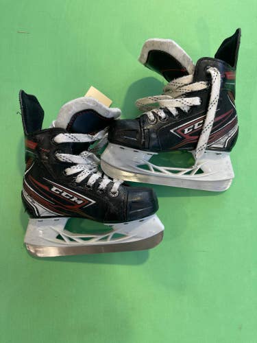 Used Junior CCM JetSpeed FT440 Hockey Skates Regular Width Size 10