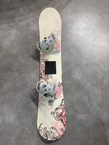 Used 5150 Empress 148 CM Women's Snowboard With Bindings