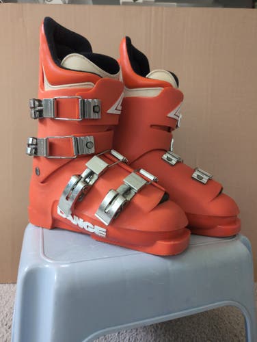 Used Lange Orange Ski Boots