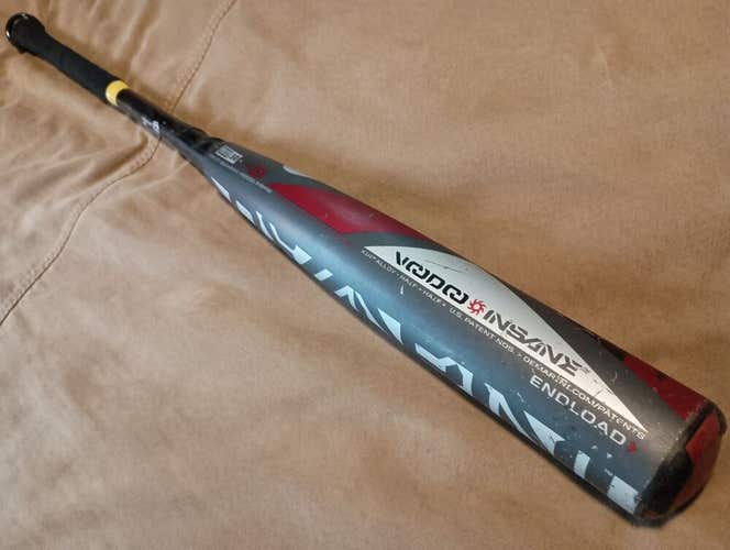 USED Demarini Voodoo Insane 34/31 (-3) 2 5/8 BBCOR Endloaded Baseball Bat VIC-17