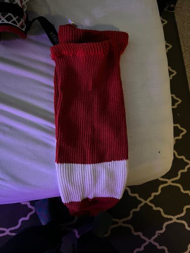 Red Used Junior  Socks