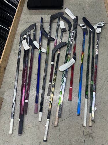 x15 Broken Hockey Sticks for Projects or Repair - Lot#C75