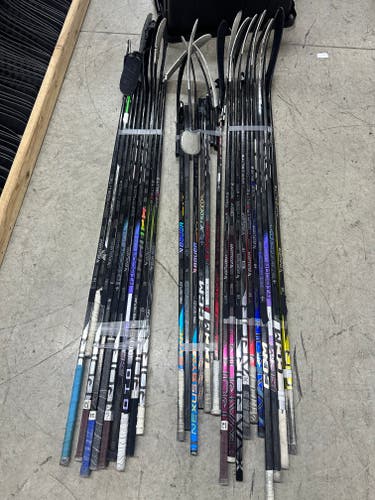x26 Broken Hockey Sticks for Projects or Repair - Lot#C77