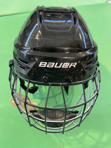 Black Used Medium Bauer Re-Akt 85 Helmet
