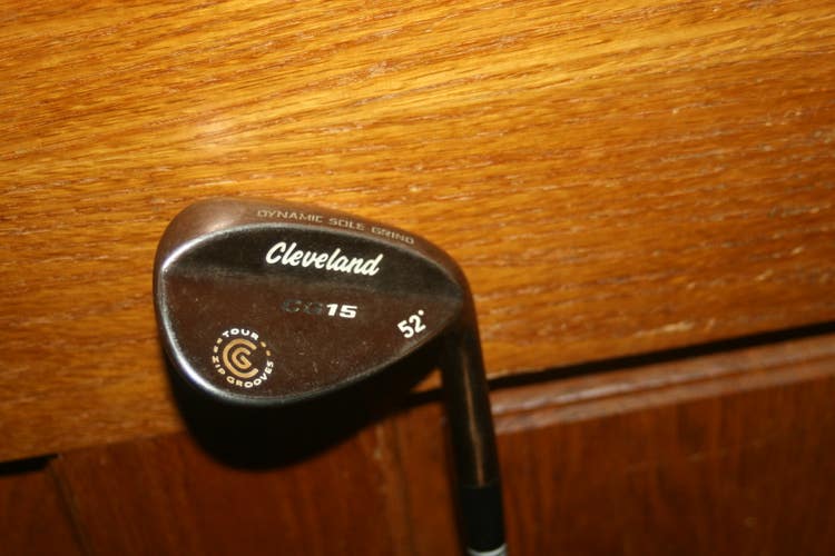 Cleveland CG15 Zip Grooves Gap Wedge 52* GW With Steel Shaft