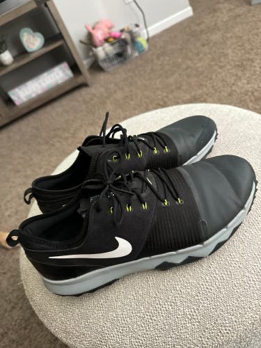 New Nike FI Impact 3 Waterproof Golf Shoes Black Volt