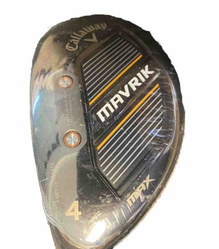 Callaway Mavrik Max 4 Hybrid 21* HEAD ONLY Left-Handed Sealed New In Wrapper LH
