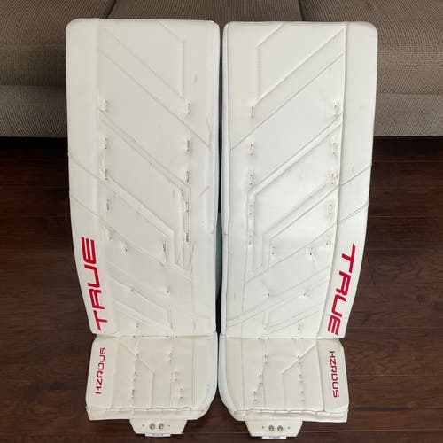 Nearly NEW Canadian Made True HZRDUS PX4 Goalie Pads - ~33+2