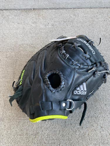 Black Used Adidas Adizero Phenom Right Hand Throw Catcher's Baseball Glove 33.5"