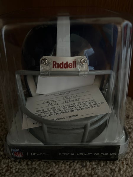 Lenny Moore Indianapolis Colts Signed Mini Helmet