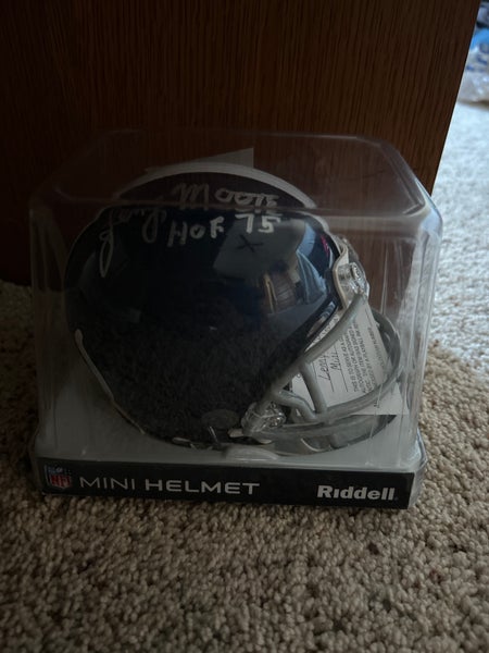 Lenny Moore Indianapolis Colts Signed Mini Helmet